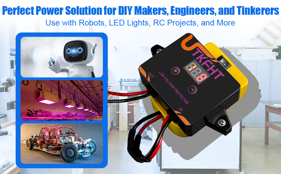 Power Wheel Battery Adapter Fit for Dewalt 20V