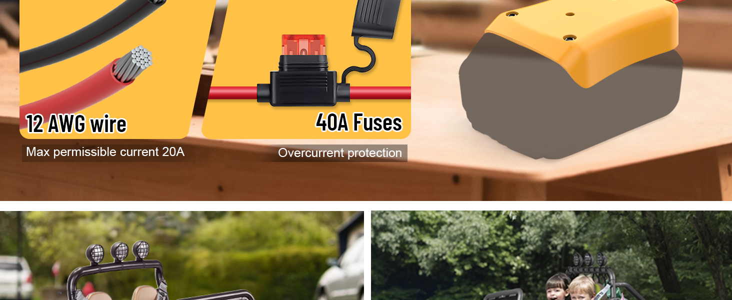 dewalt power wheels adapter