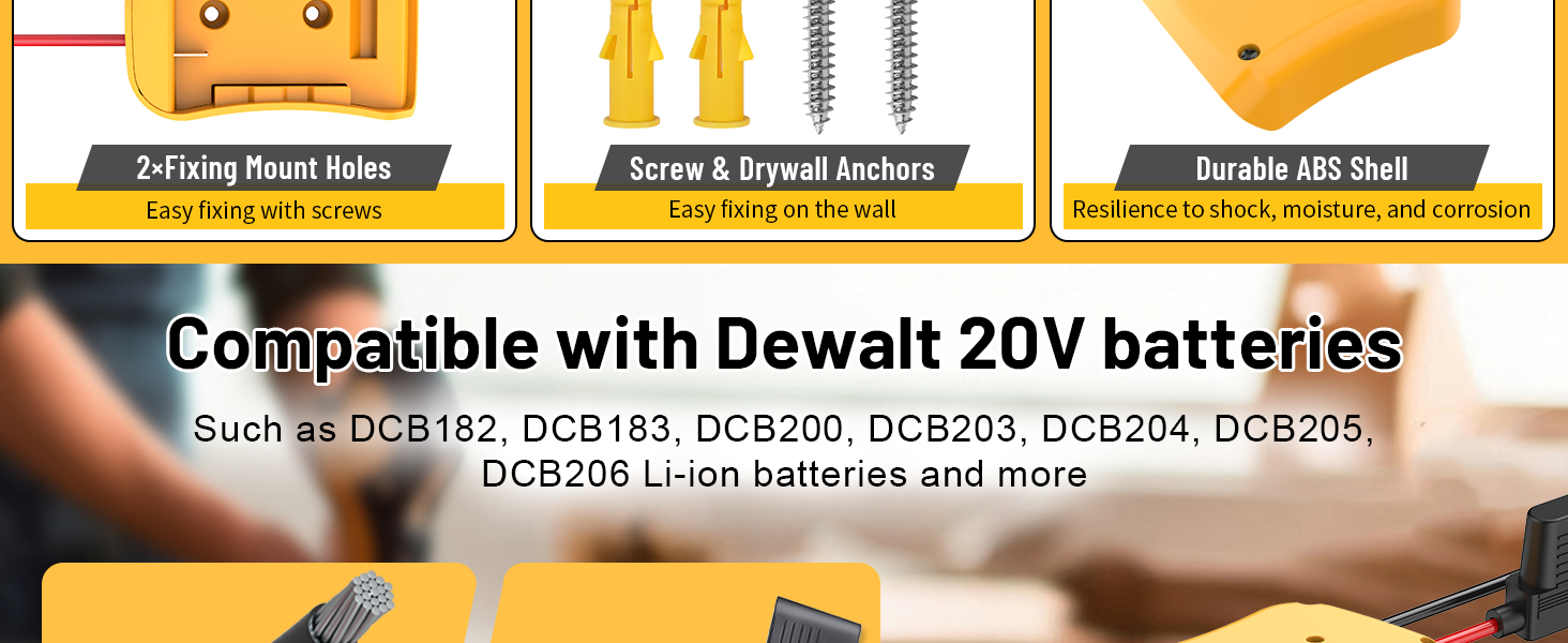 dewalt power wheels adapter