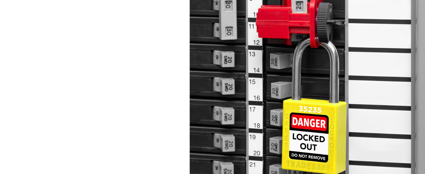 premium quality yellow Lockout Tagout padlock