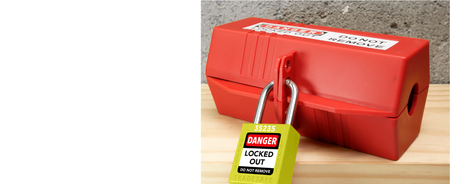 electrical plug lockout tagout keyed alike padlock peligro equipo bloqueado no remueva