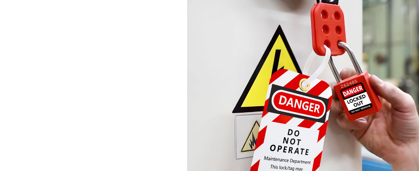 highly secured keyed different padlock with hasp and loto lock