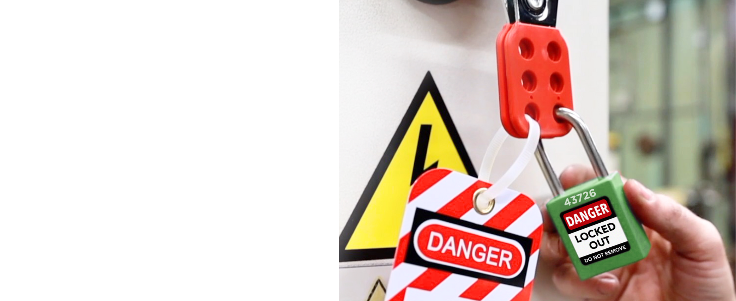 precision-engineered green Lockout Tagout padlock