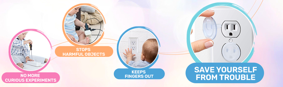 Baby Proof Me Outlet Electric Plugs for Children Safety cover protectors for electrical outlets 