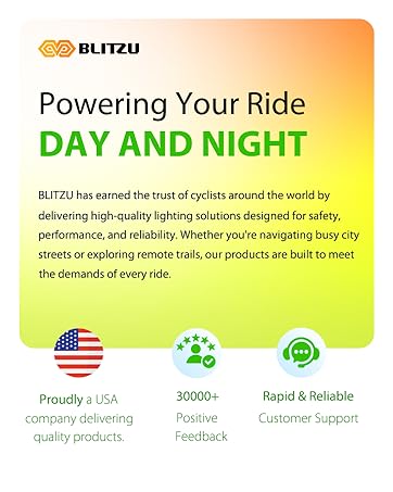 USB Rechargeable Bike Light Set Powerful Bicycle Front Headlight and Back Taillight