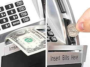 make a withdrawal from the ATM piggy bank for real money