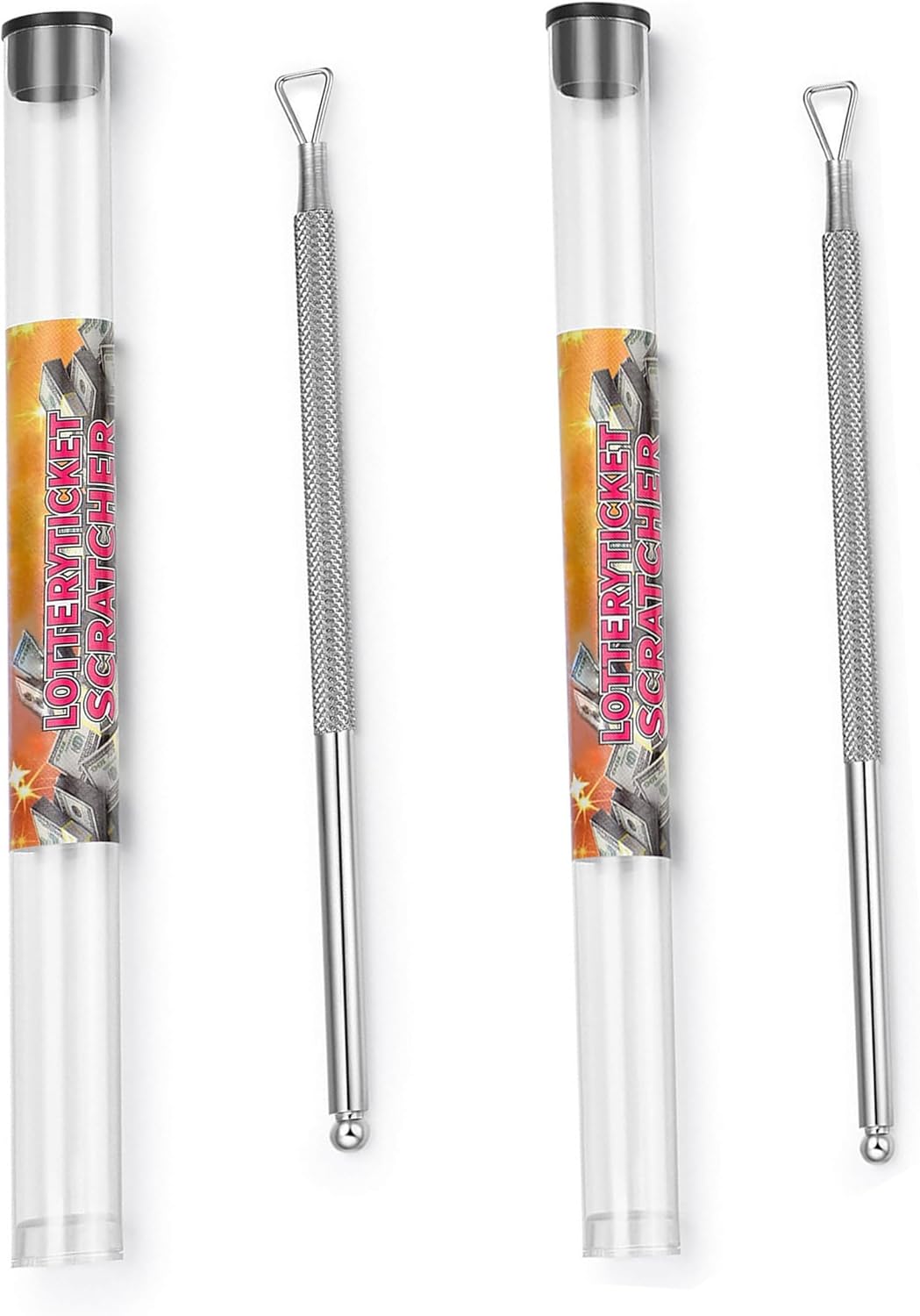 2PCS Ultimate ScratchMaster, Metal Lottery Ticket Scratcher for Flawless Reveals eBaydiy Tools