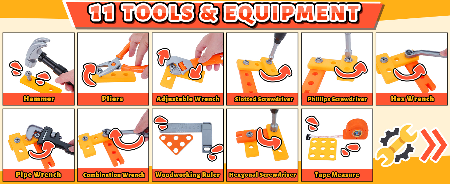 Various Tools. A varity of play