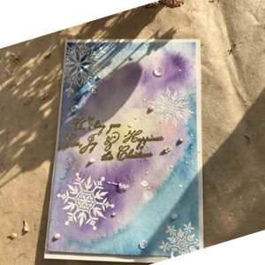 Snowflakes Clear Stamps for Card making