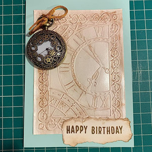 Clock Embossing Folders for card making and journals