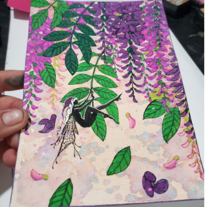 Wisteria Flower Clear Stamps