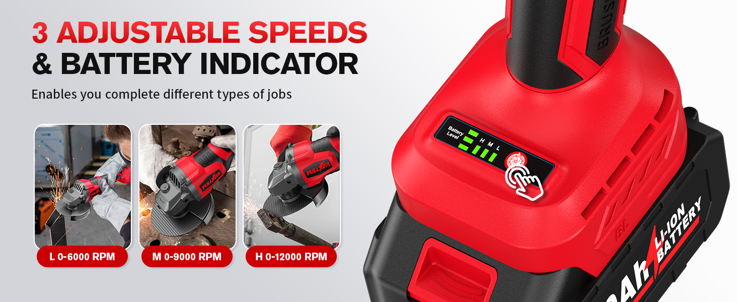 variable speed angle grinder