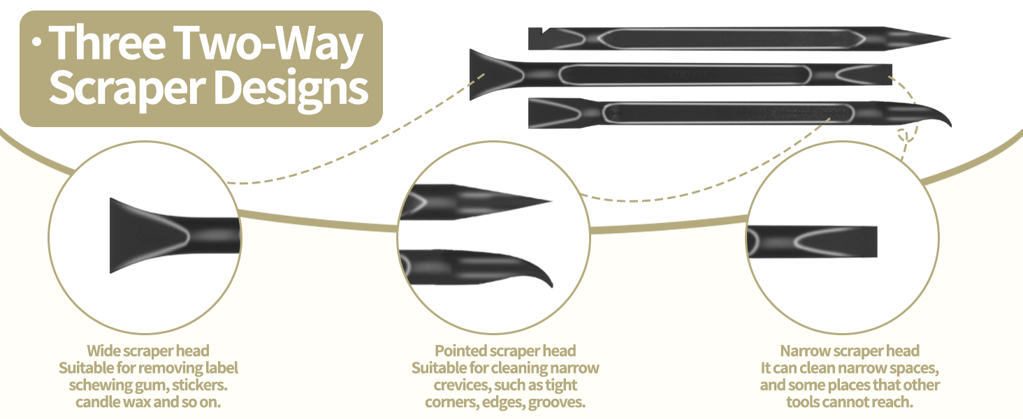 Carbon Fiber Plastic Scrapers Tool
