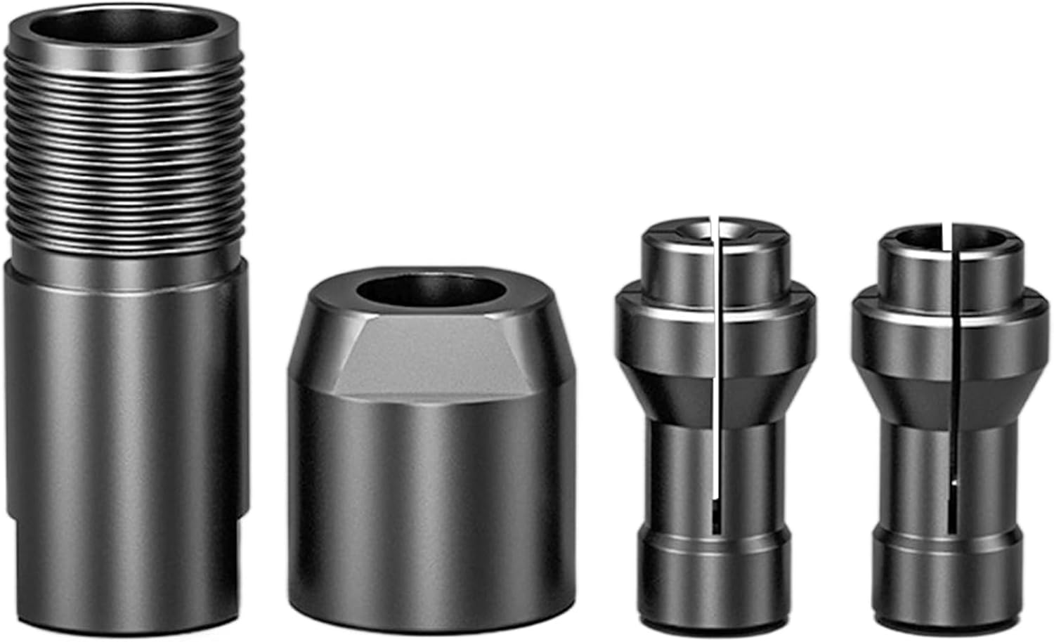 100-Tyle Angle Grinder to Straight Grinder Adapter - 2Pieces Converter for M10 * 1.5 Thread, Compatible with 3mm/6mm Drill Bits and Polishing Discs