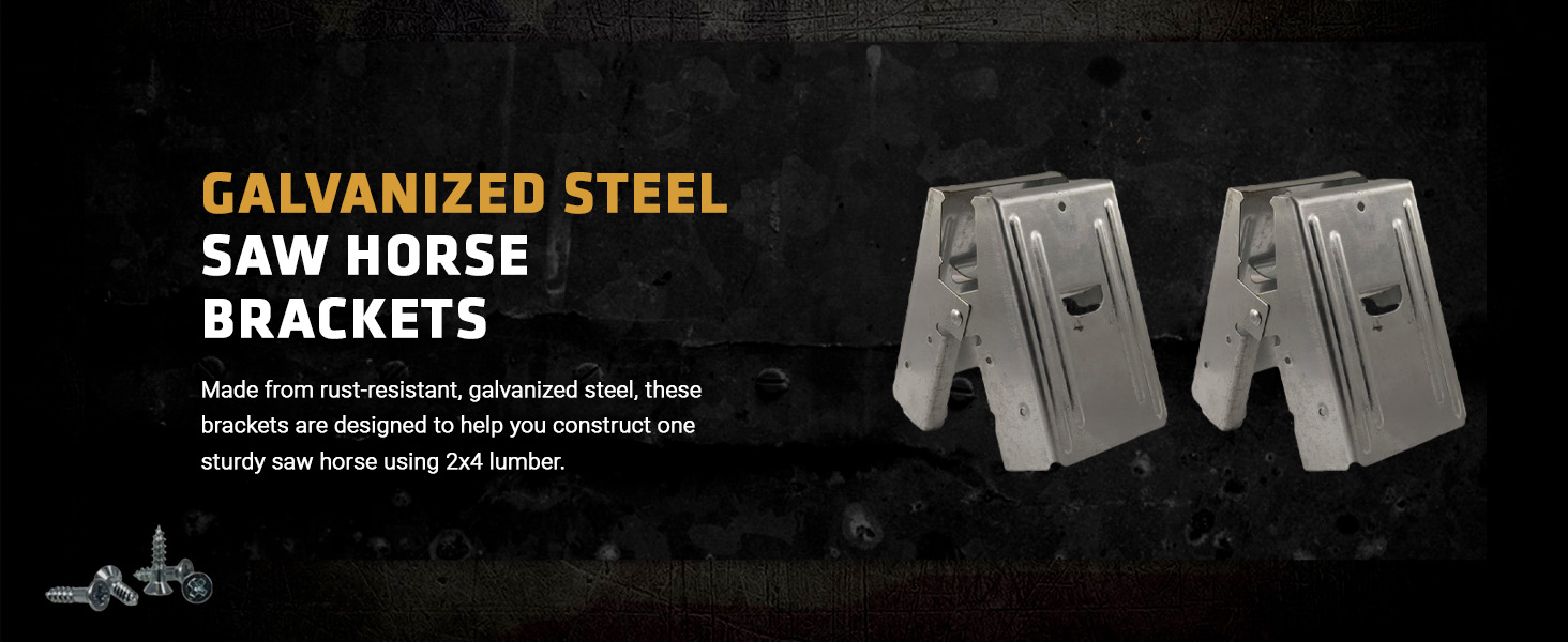 saw horse brackets