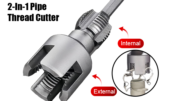 pipe thread cutting tool