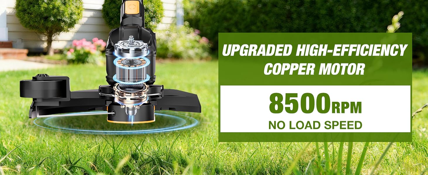 UPGRADED HIGH-EFFICIENCY COPPER MOTOR 标签