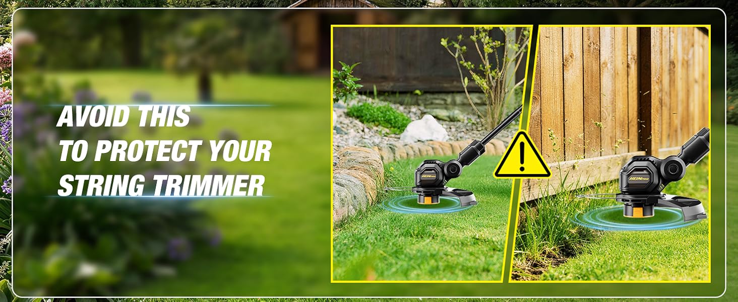 AVOID THIS TO PROTECT YOUR STRING TRIMMER