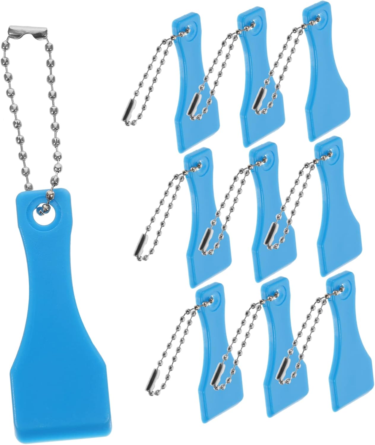 10pcs Scraper Sticker Scratching Tool Scraper Tool for Ticket Keychain Scraper Tool Hanging Craper for Cards Lotto Scratcher Tool Blank Stickers Tools Plastic eBaydiy Tools