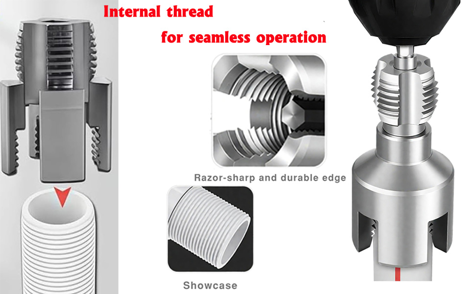 Internal &amp;amp; External Threading Tool for PVC, PPR, MPP Pipes