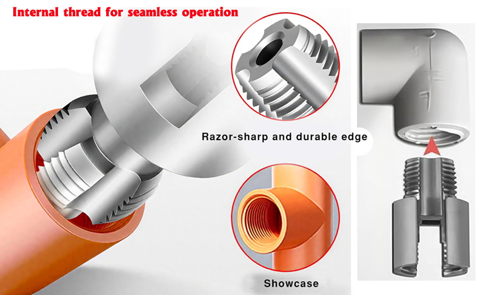 Internal &amp;amp; External Threading Tool for PVC, PPR, MPP Pipes