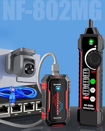 ZHOUCE Network Cable Tester Ethernet Cable Tester LAN Telephone Line CAT5 CAT6 CAT3 RJ45 RJ11