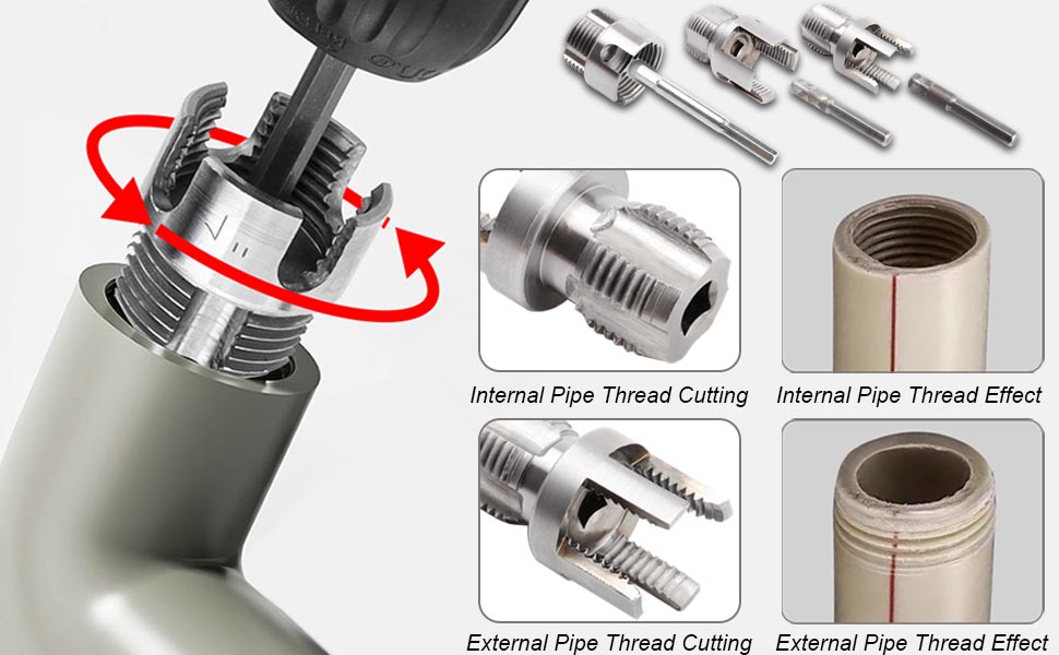 pvc pipe threader tool