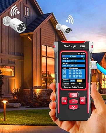 NOYAFA NF-859GK POE/RJ45 RJ11 CAT5 CAT6 CAT3 Tone Ethernet Wire Tracer Fiber Tester LAN Network Tool