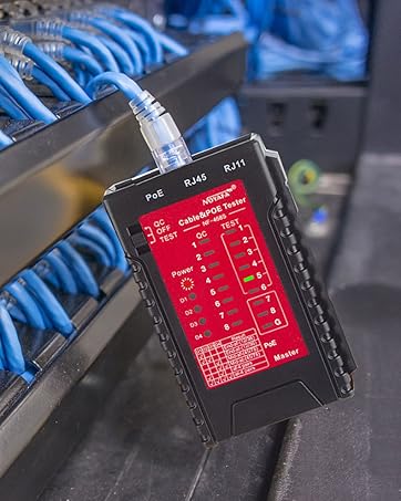 POE/NCV/RJ11 RJ45/CAT5 CAT6 Cable Toner Ethernet Tester