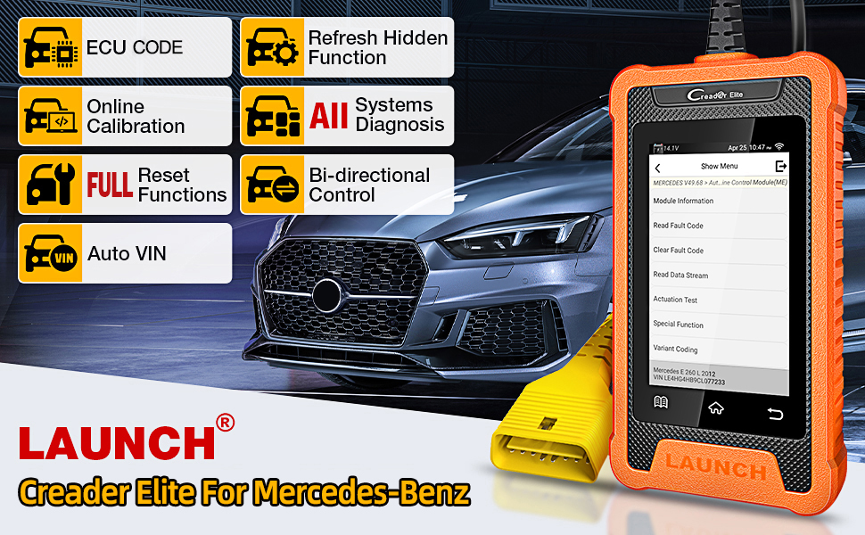 benz scan tool x431 elite benz code reader car diagnostic tool mercedes benz obd2 scanner