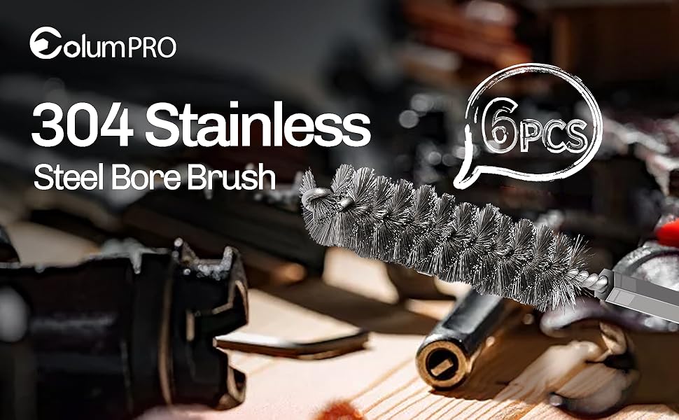 Columpro 304 Stainless Steel Bore Brush
