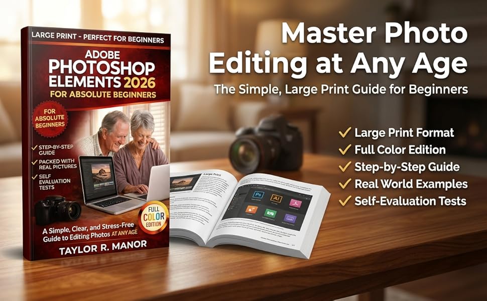 ADOBE PHOTOSHOP ELEMENTS 2026 FOR ABSOLUTE BEGINNERS