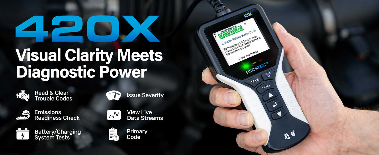 black obd2 scanner diagnostic tool scanner for car bluetooth obd2 scanner check engine code reader