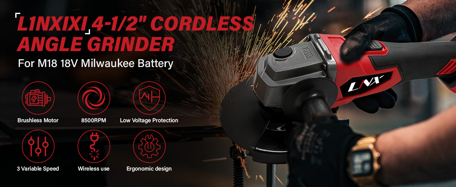 Angle grinder for Milwaukee