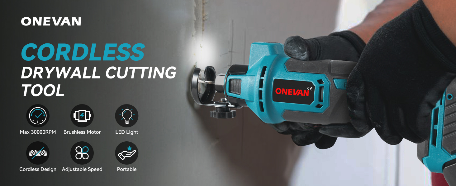 Cordless Drywall Cut Out Tool