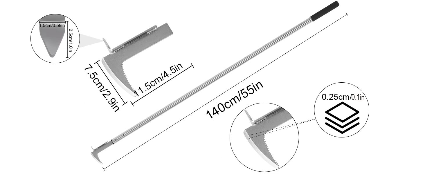  Long Handle Crack Weeder