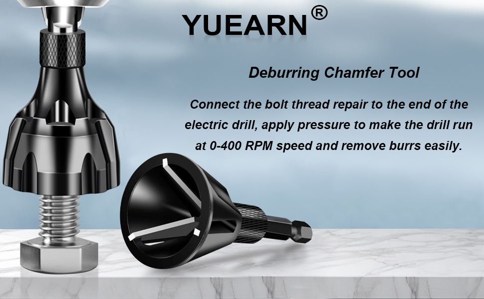 chamfer bit, threaded rod cutter, deburring chamfer tool,