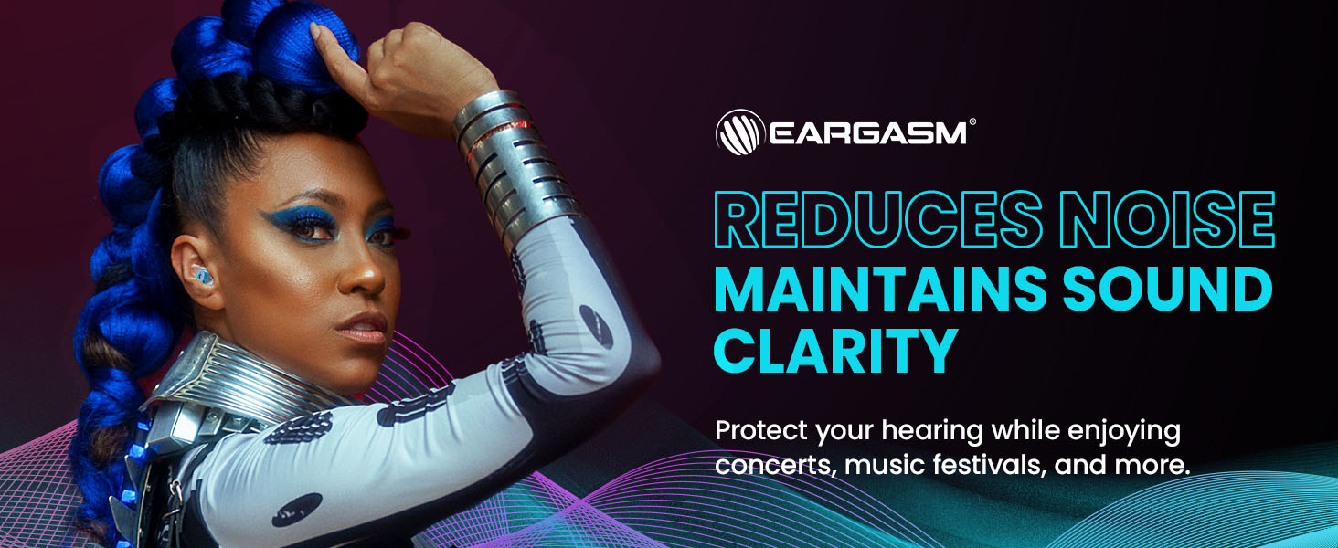 Eargasm High Fidelity Earplugs Blue