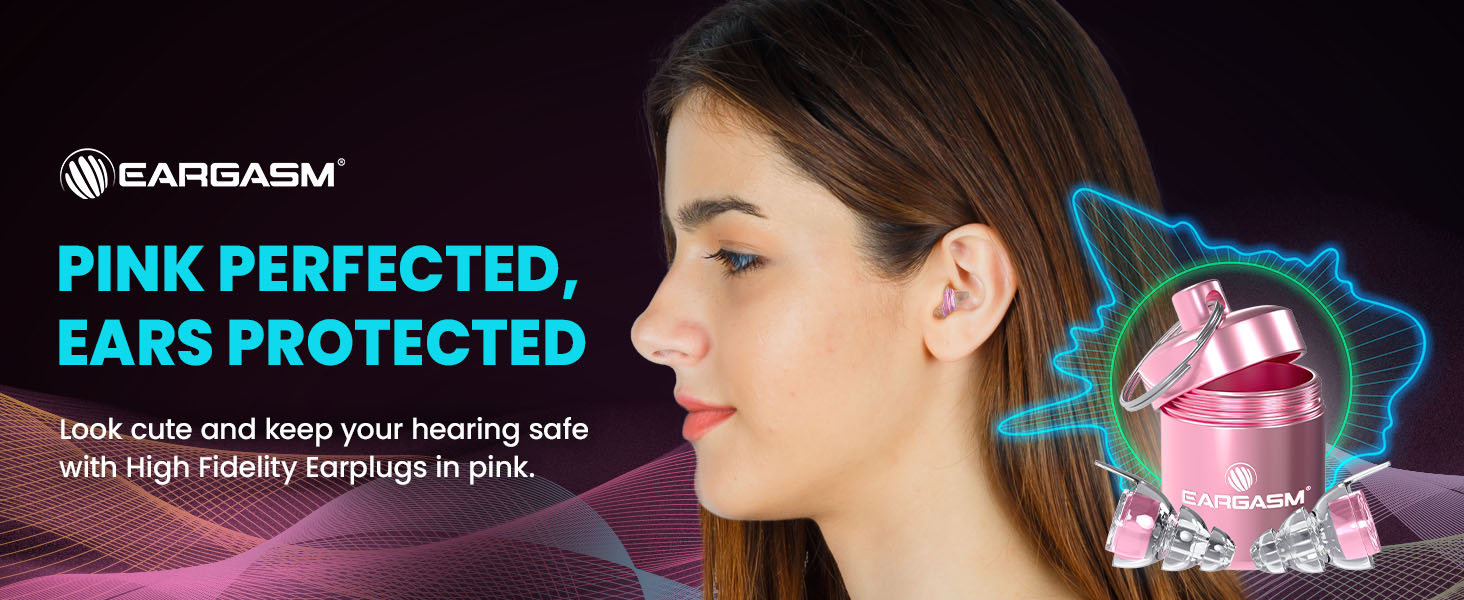 Eargasm High Fidelity Pink Earplugs