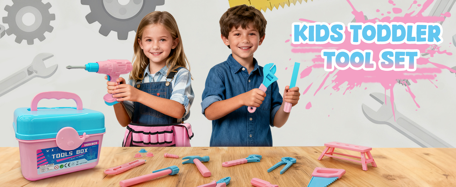 kids tool set toddler tool set box for boys and girls