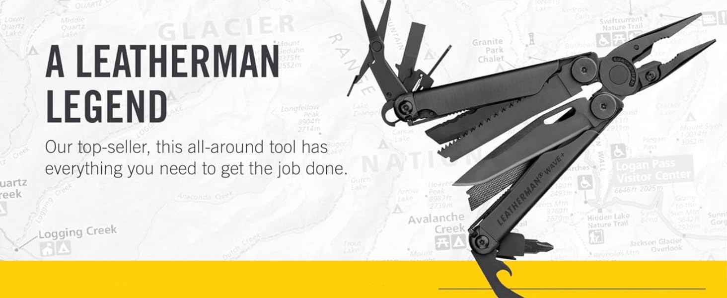 A Leatherman Legend—Our top-seller, this all-around tool has everything you need to get the job done