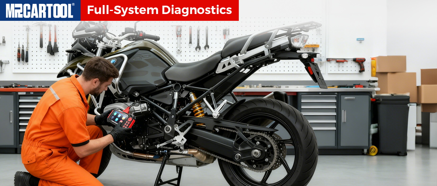 Motorcycle Scanner Motorcycle Diagnostic Tool, Motorcycle OBDII Code Reader