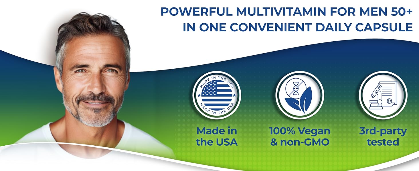 mens multivitamins 50 plus