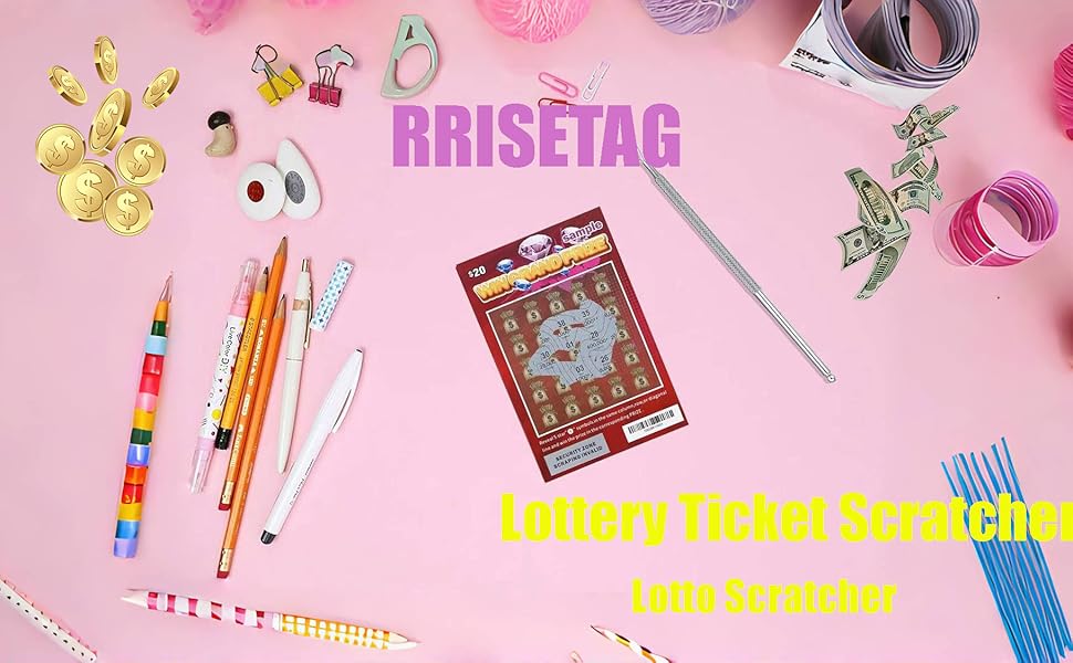 metal lottery ticket scratcher