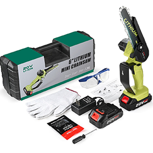 6-Inch Mini Chain Saw Battery Powered