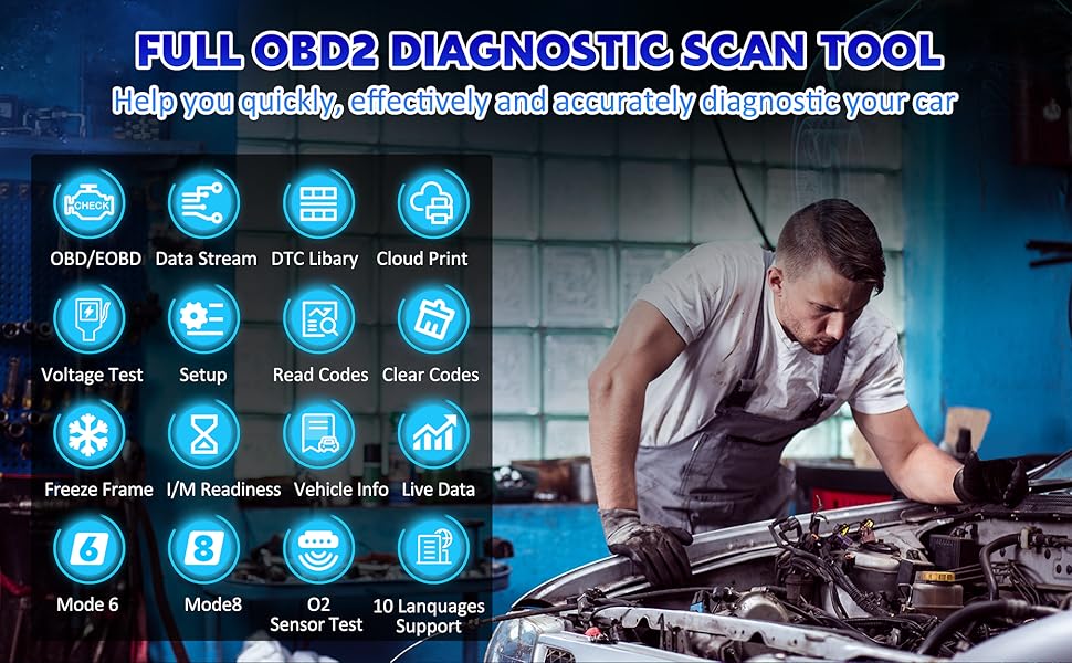 obd2 scanner diagnostic tool code reader for cars and trucks scanner for car