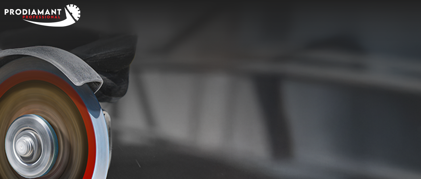 PRODIAMANT Professional diamond cutting disc used with angle grinder.