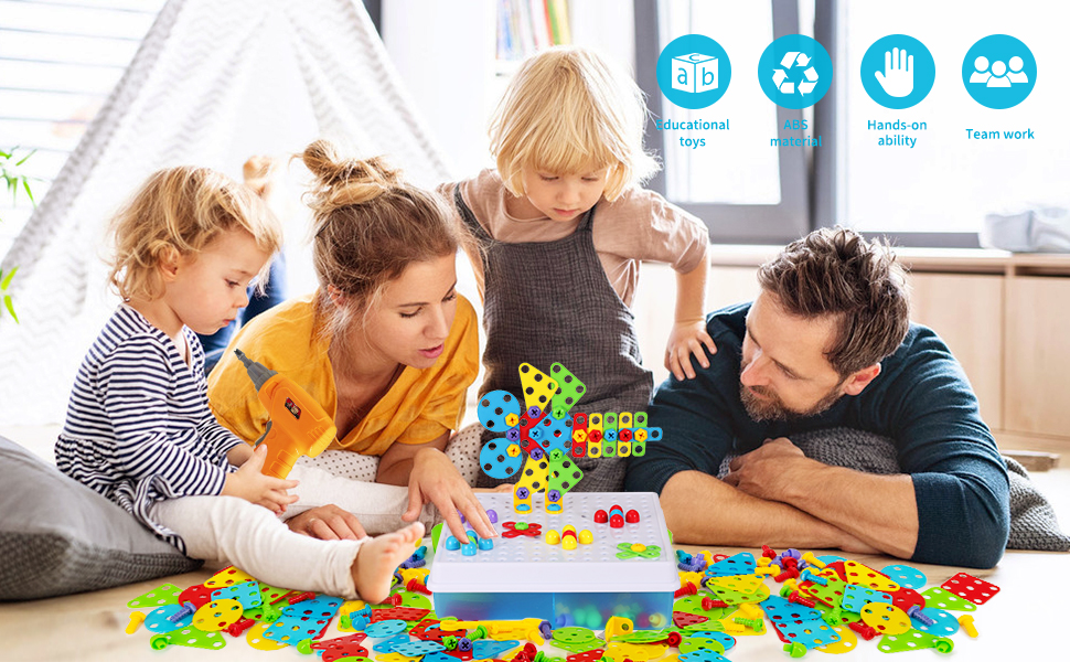 Creative Mosaic Drill Set for Kids