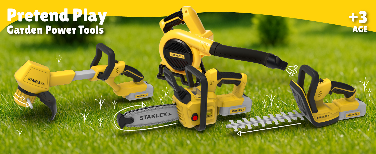 STANLEY Jr. Preten Play Gardening Power Tools