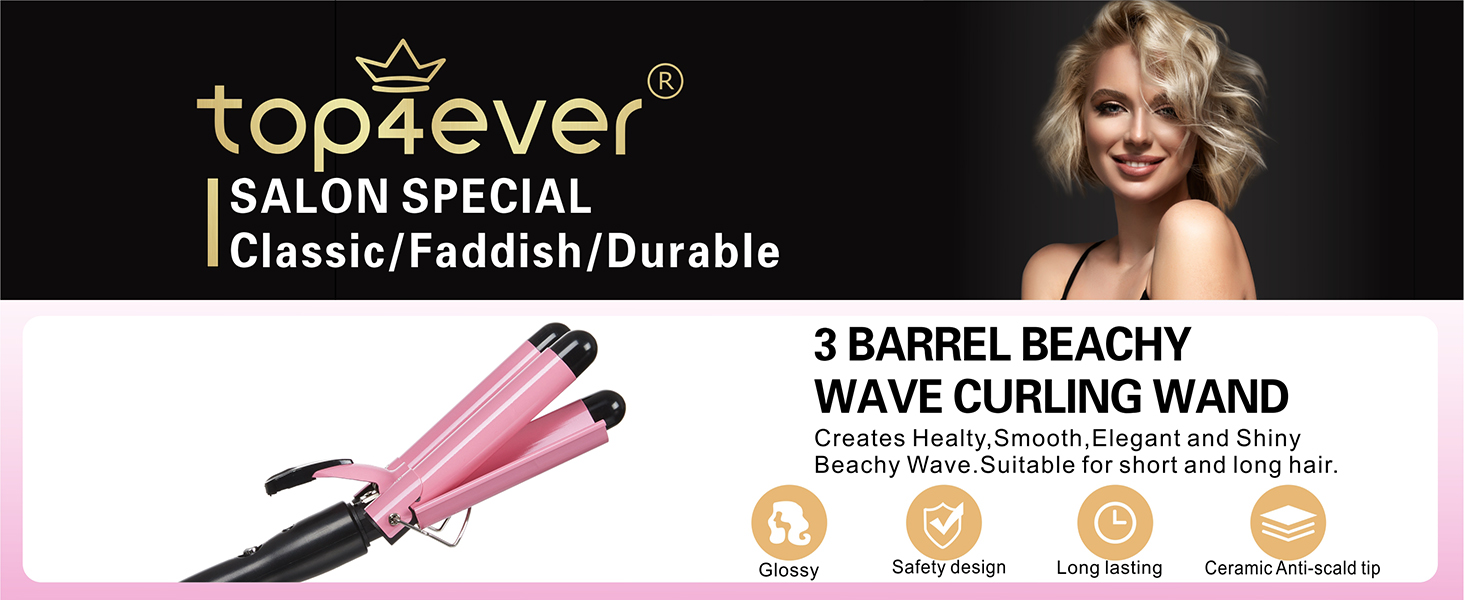 3 Barrel Curling Iron Hair Crimper